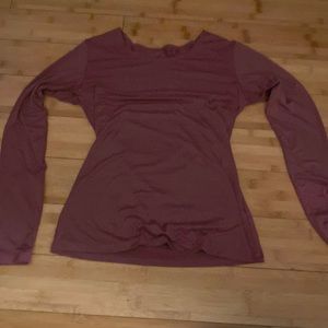 dark pinkish purple long sleeve